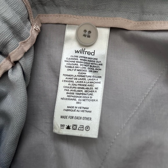 Aritzia Wilfred Fable Linen Short - Pearl Grey - Picture 5 of 5